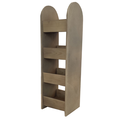 Condimentenhouder hout Old Look Finger Safe laklaag